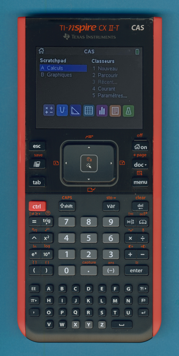 Calcolatrice TI-Nspire CX II-T CAS Con Custodia Protettiva WYNGS | Pacchetto Base Con Garanzia 5 Anni | Per Scuola, Università E Ufficio