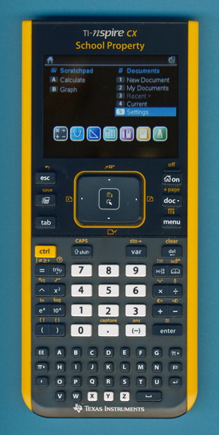 Yellow Edition Texas Instruments TI-Nspire CX Graphing Calculator 