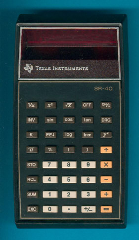 Texas Instruments TI-40 College II Scientific Calculator + Cache